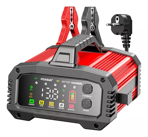 8-etapa 25a 12v 24v Cargador Batería Carro Moto Agm Lifepo4