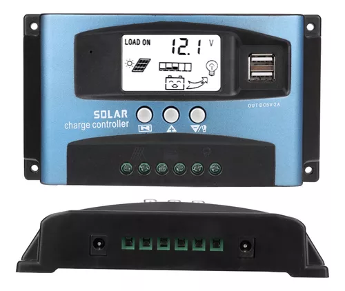 Controlador De Carga Solar 12v/24v 100a Mppt