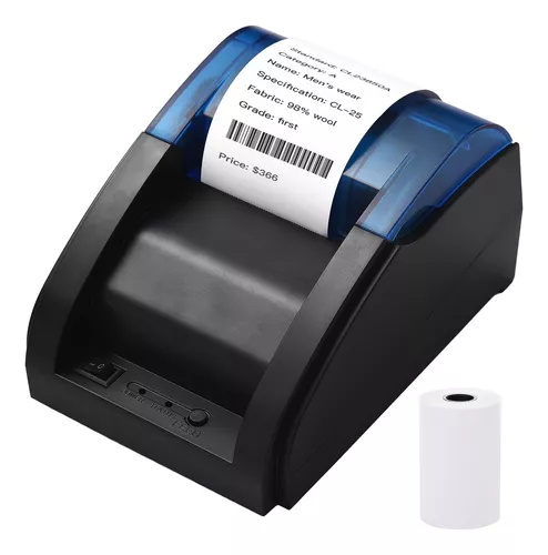 Impresora Térmica Pos Usb / Bluetooth De 58mm Para Recibos