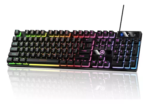 Kuiiyer Teclado Mecánico Para Juegos, E310 Teclado Gamer Con Cable