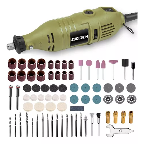 Mini Taladro Mototool Esmeril Con Accesorios Edoevom 135w
