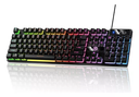Kuiiyer Teclado Mecánico Para Juegos, E310 Teclado Gamer Con Cable